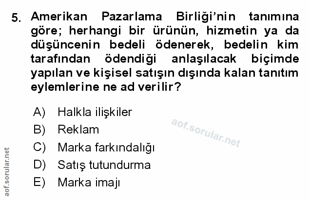 Soru 5