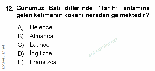 Soru 12