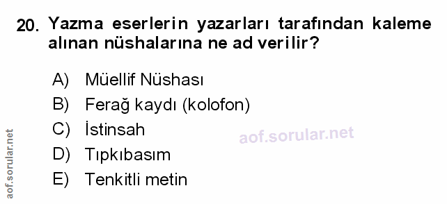 Soru 20
