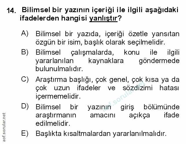 Soru 14
