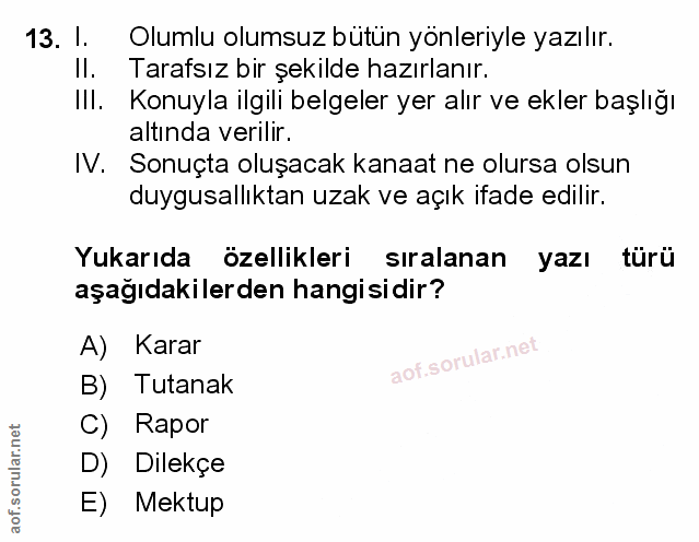 Soru 13
