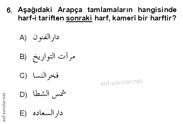 Soru 6