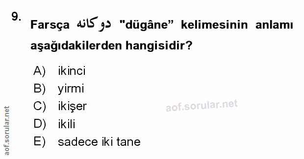 Soru 9