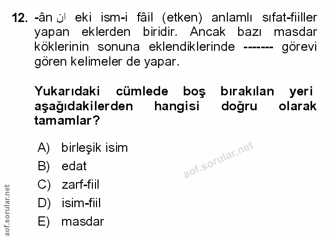Soru 12