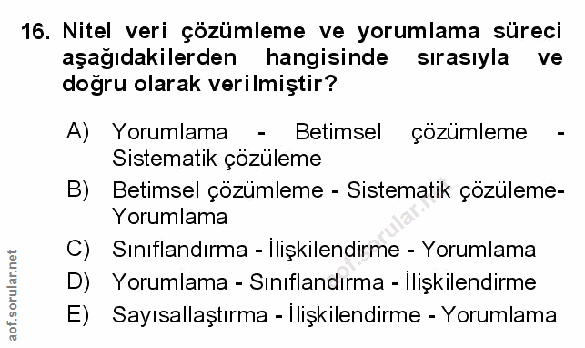 Soru 16