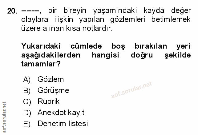 Soru 20