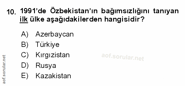 Soru 10