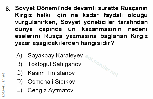 Soru 8