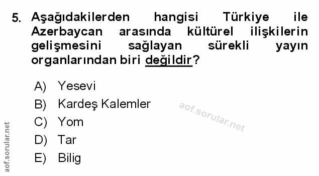 Soru 5