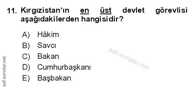 Soru 11