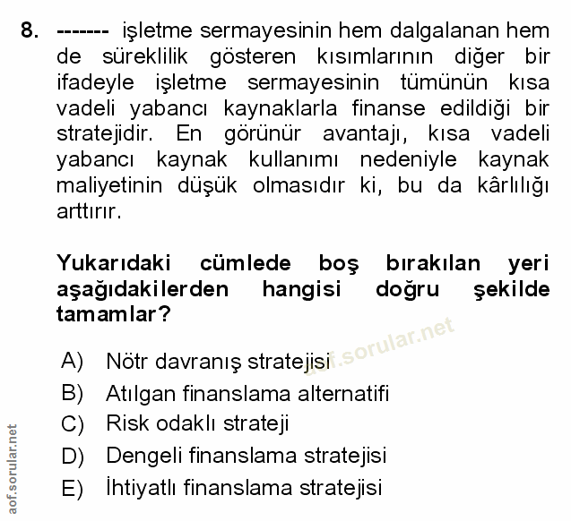 Soru 8