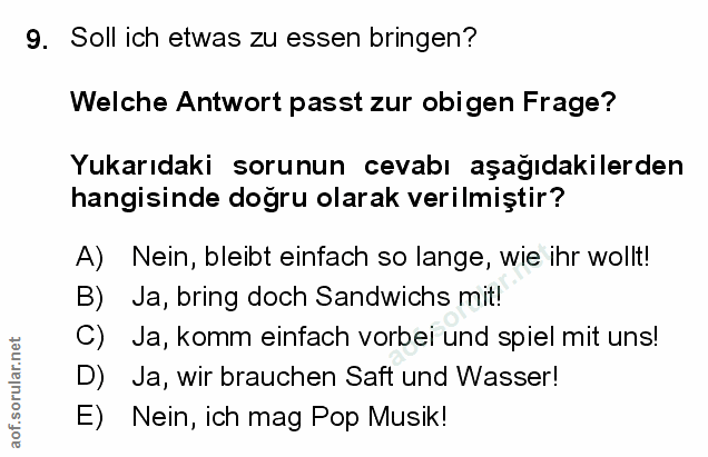 Soru 9