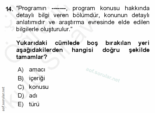 Soru 14