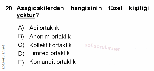 Soru 20