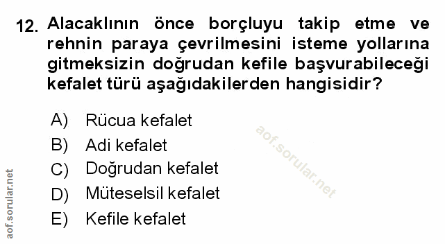Soru 12
