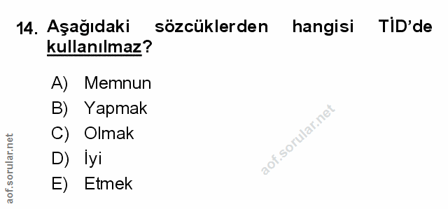 Soru 14