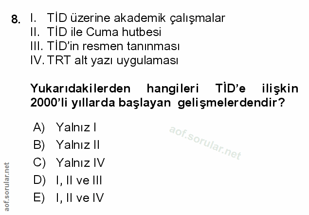 Soru 8