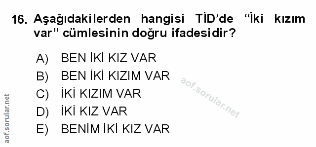 Soru 16