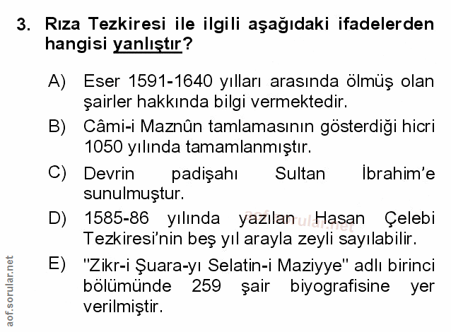 Soru 3