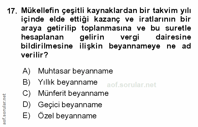 Soru 17