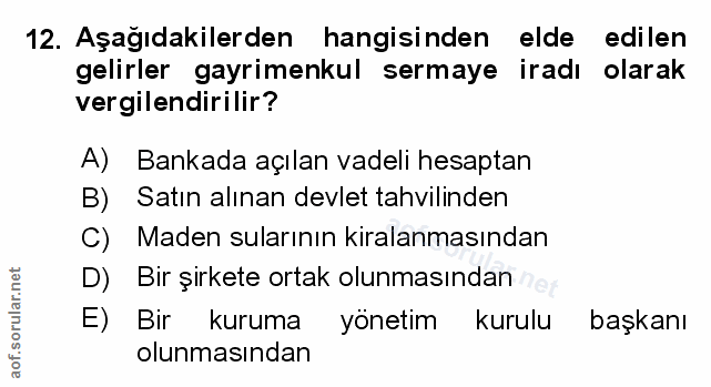 Soru 12