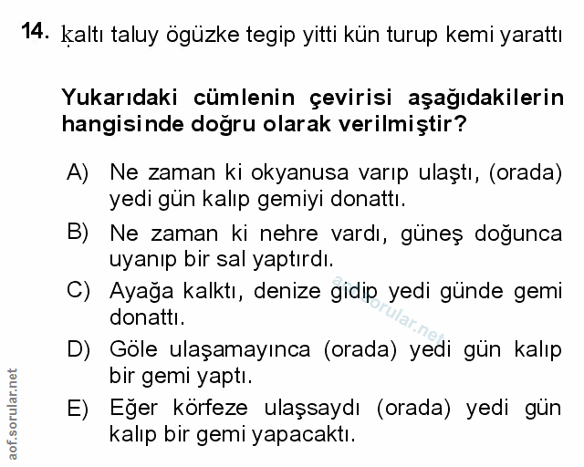 Soru 14