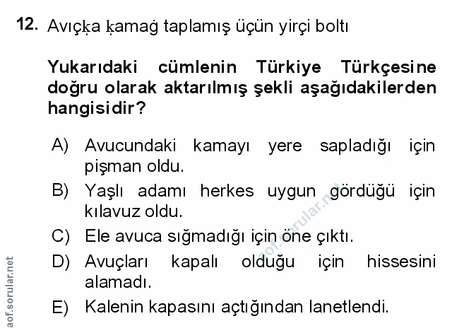 Soru 12