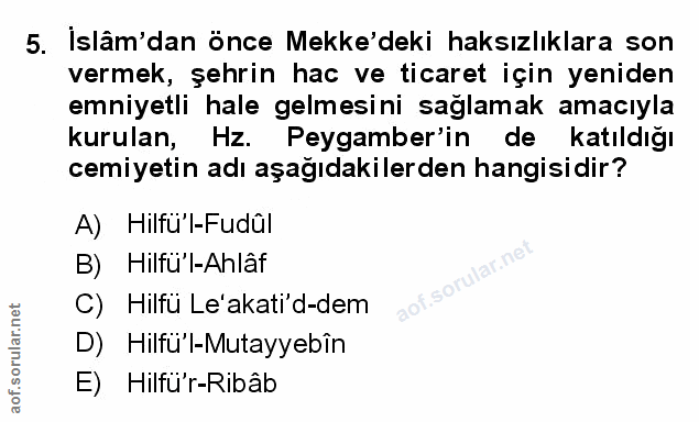 Soru 5
