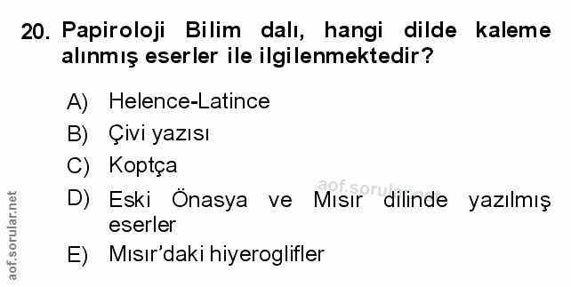 Soru 20