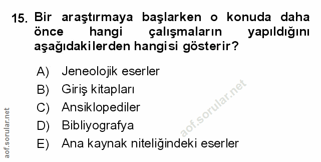 Soru 15