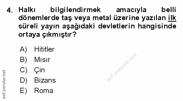 Soru 4