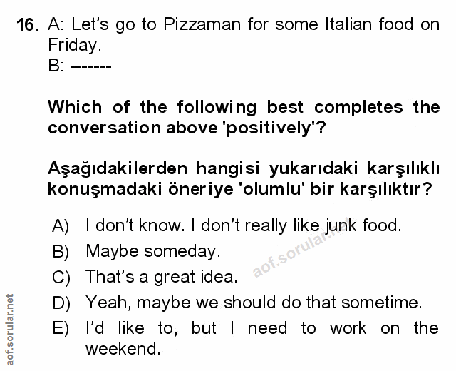 Soru 16