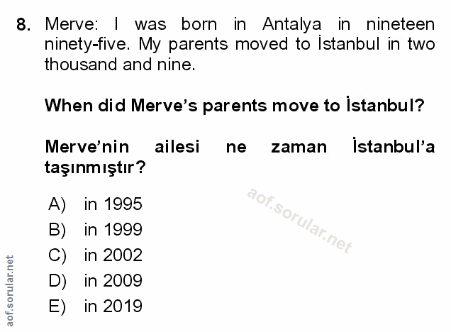 Soru 8