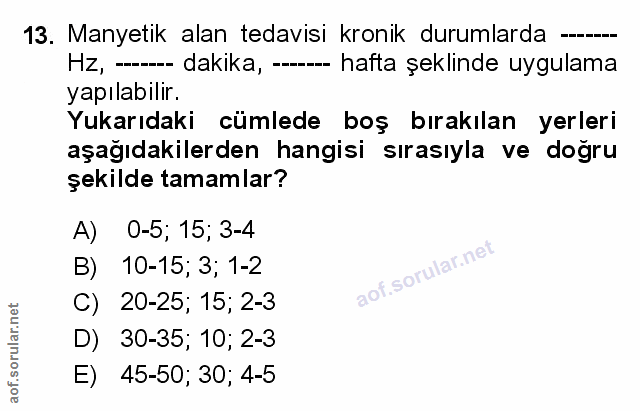 Soru 13