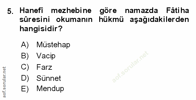 Soru 5