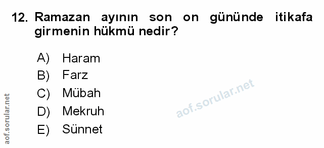Soru 12