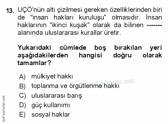 Soru 13