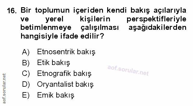 Soru 16