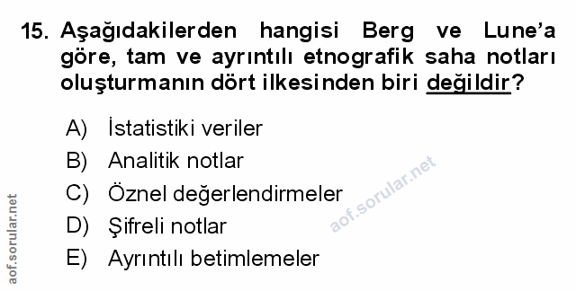 Soru 15