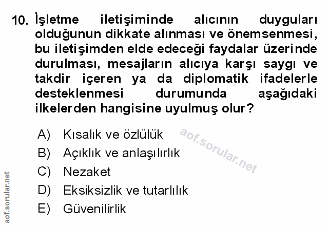 Soru 10