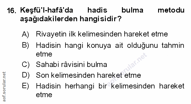 Soru 16