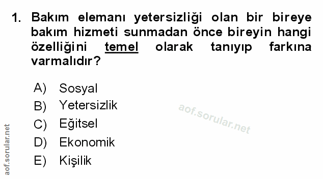 Soru 1