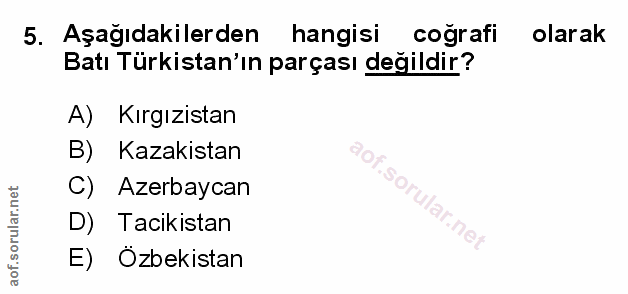 Soru 5