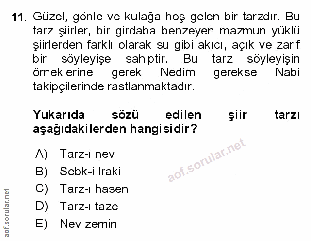 Soru 11
