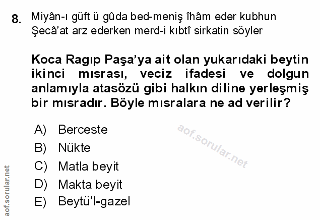 Soru 8
