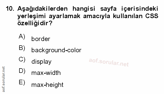 Soru 10
