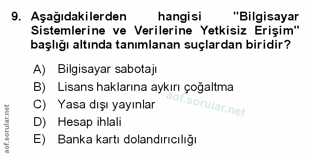 Soru 9