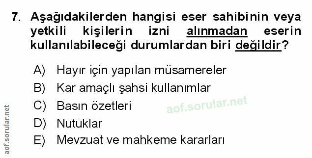 Soru 7