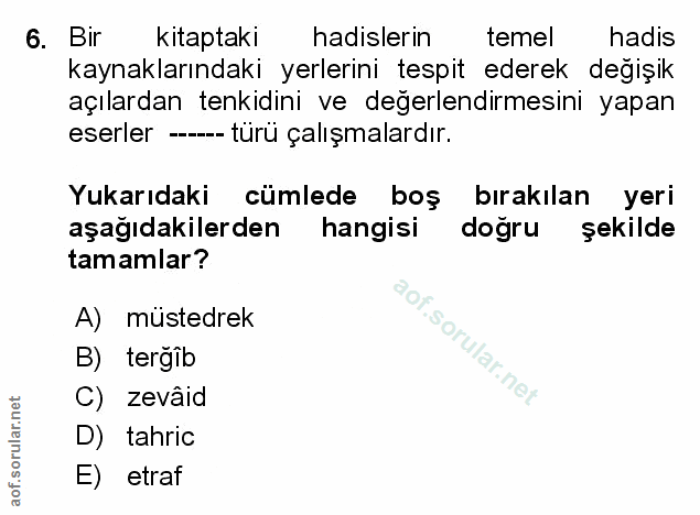 Soru 6