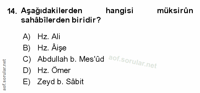 Soru 14